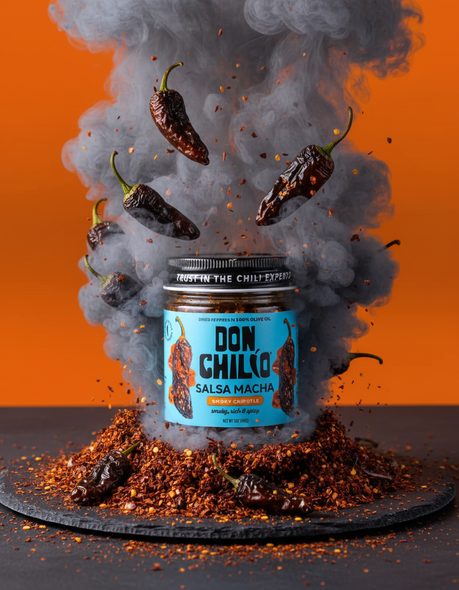 Smoky Chipotle Salsa Macha — enhanced